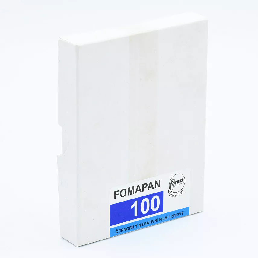 Fomapan 100 – Film Noir & Blanc 4x5 (25 feuilles)