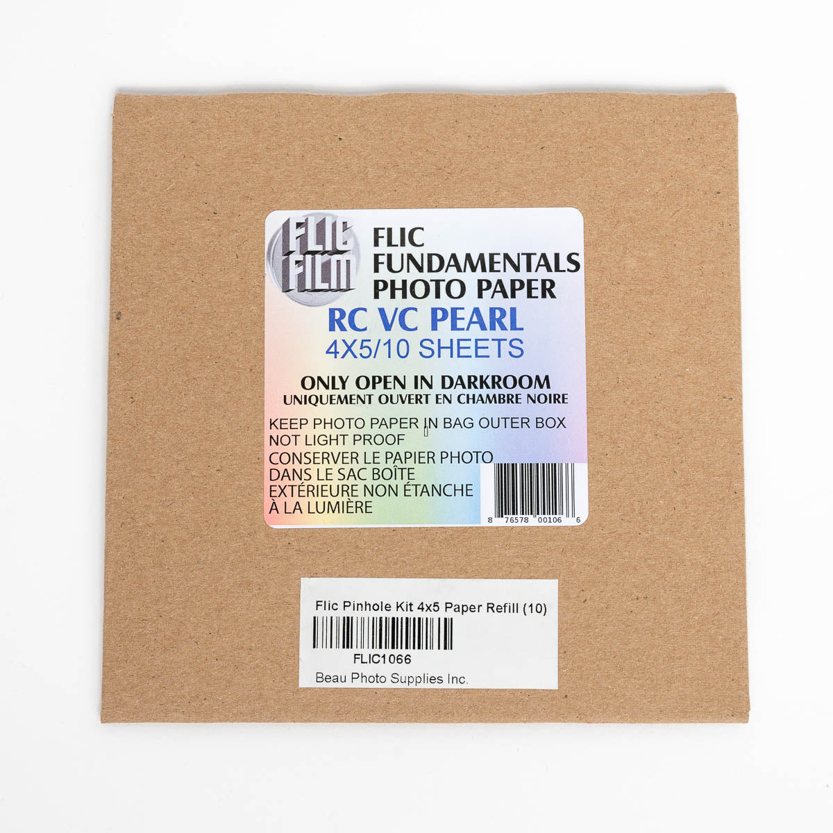 Flic papier photo RC 4X5 Pearl (10 feuilles)