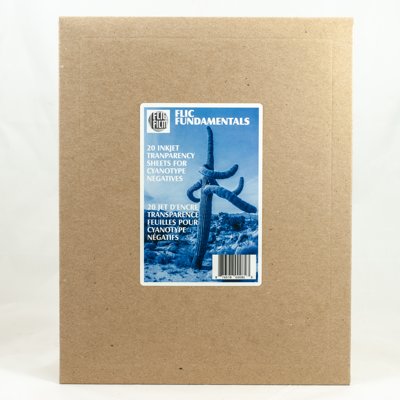 Cyanotype Film transparent 8,5''x11'' jet d'encre (20 feuilles)