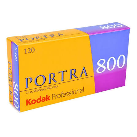 Film couleur Kodak portra 800 (120, rouleau) paquet de 5