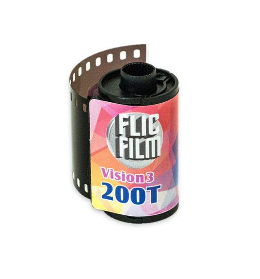 Film couleur ECN2 Flic Film Vision3 200T (35mm, 36 poses)