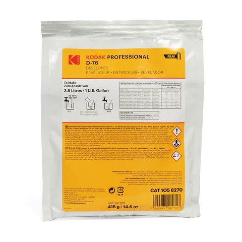 Développeur Kodak D-76 (poudre 3.8L)