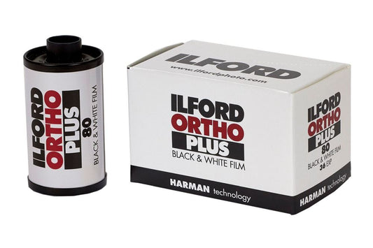 Film noir & blanc Ortho iso 80 (35mm, 36 poses)