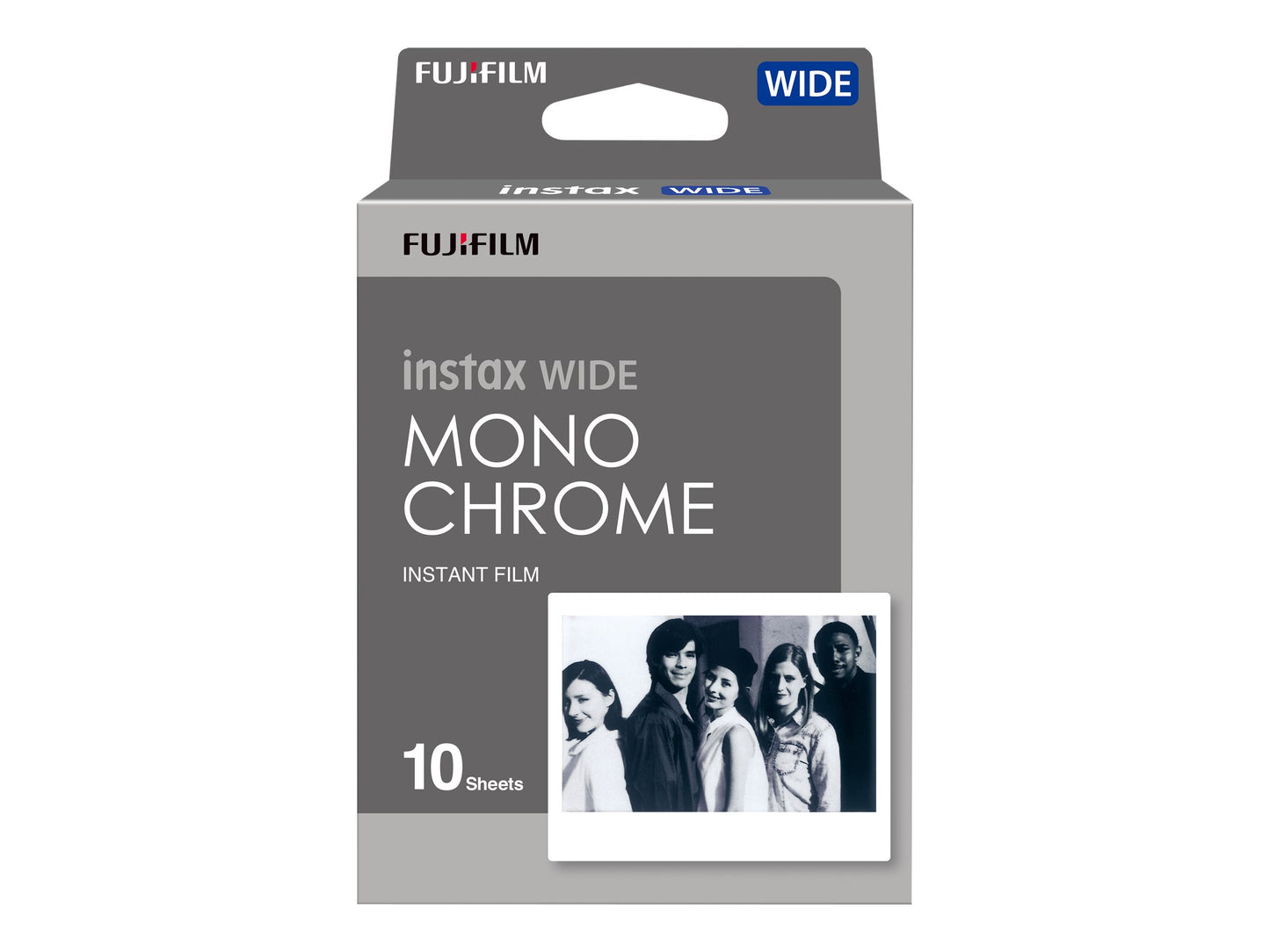 Fujifilm Instax Wide Noir & Blanc Instant Film (paquets de 10)