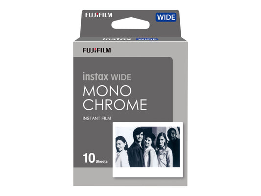 Fujifilm Instax Wide Noir & Blanc Instant Film (paquets de 10)