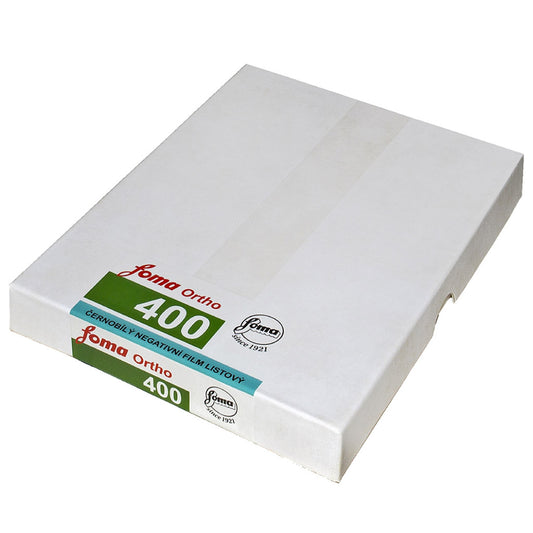 Fomapan Ortho 400 – Film Noir & Blanc 4x5 (25 feuilles)