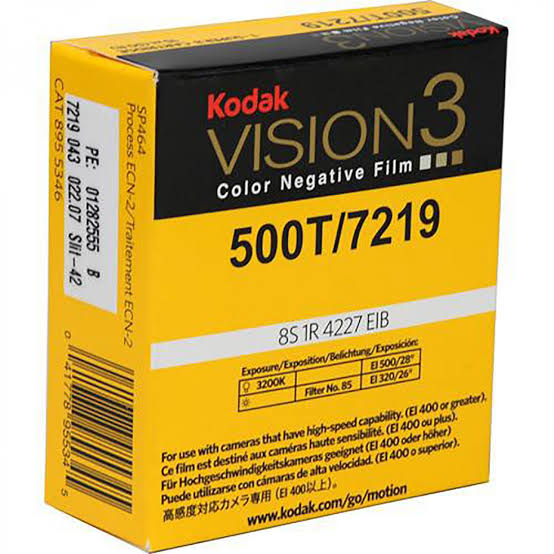 film couleur Kodak Vision 3 500T Super 8
