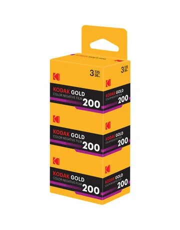 Film couleur Kodak Eastman Gold 200 (Pack 3, 35mm, 36 poses)